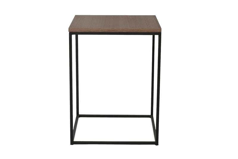 Marliah Sidebord 45 cm - Valnød|Sort - Havemøbler - Havebord - Sidebord