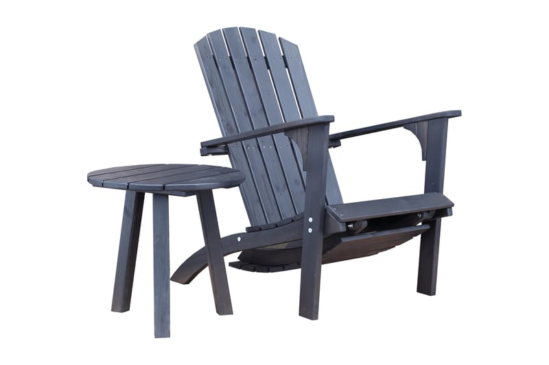Rolston Sidebord - Mørkebrun - Havemøbler - Havebord - Sidebord