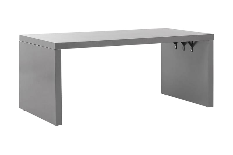 Havebord 180 x 90 cm Grå U-formet TARANTO - Grå - Havemøbler - Havebord - Spisebord & havebord