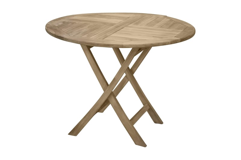Kenya Spisebord Ø100 cm Natur - Venture Home - Havemøbler - Havebord - Spisebord & havebord