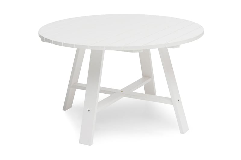 LÄCKÖ Havebord Ø120 CM - Hvid - Havemøbler - Havebord - Spisebord & havebord
