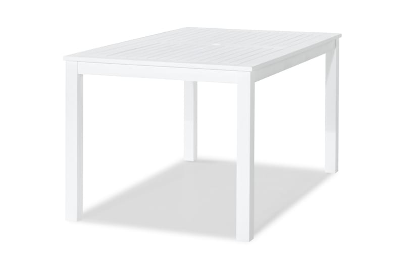 Lidö Spisebord 150x90 cm - Hvidlakeret Akacie - Havemøbler - Havebord - Spisebord