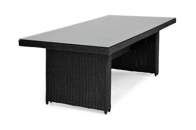 Marcus Spisebord 200x100 cm - Sort - Havemøbler - Havebord - Spisebord & havebord