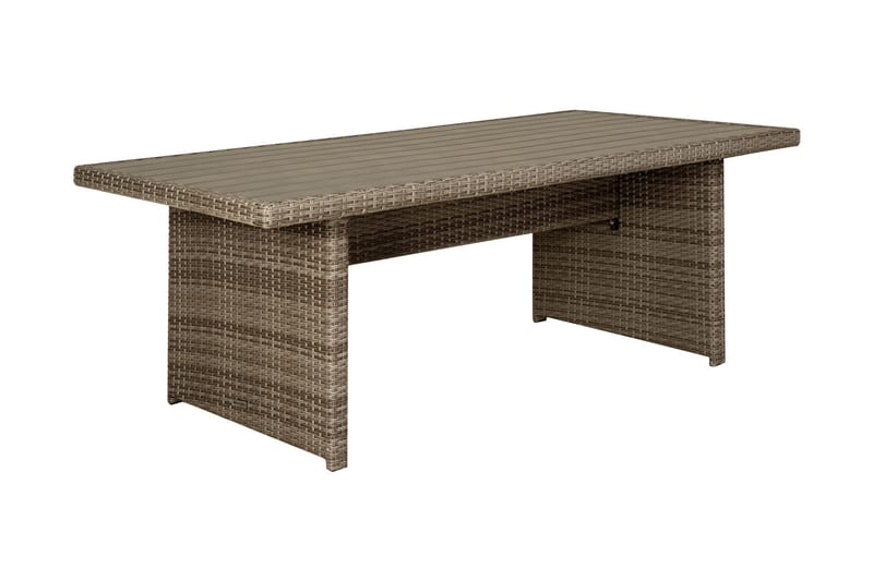 Moreno Spisebord 200 cm - Lysegrå - Havemøbler - Havebord - Spisebord & havebord