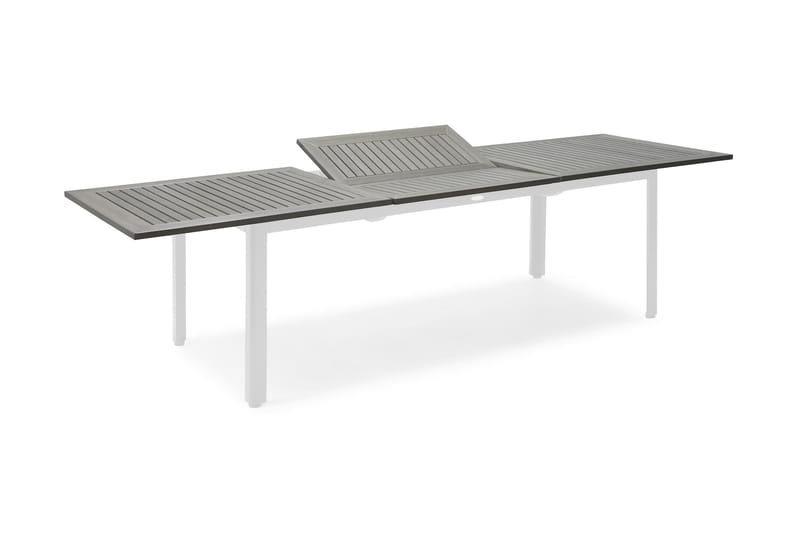 Nydala Havebord 200-280 cm - Hvid/grå - Havemøbler - Havestole - Positionsstole