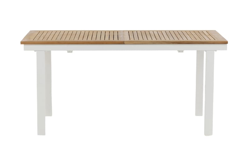 Panama Udvideligt Spisebord 160 cm Teak/Hvid - Havemøbler - Havebord - Spisebord
