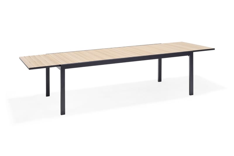 Panama Udvideligt Spisebord 211 cm - Sort/Gul - Havemøbler - Havebord - Spisebord