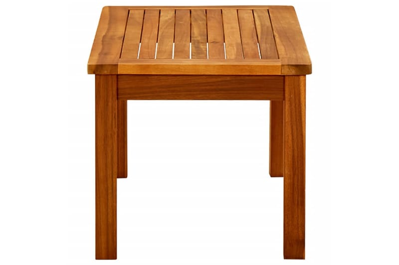 sofabord til haven 70x40x36 cm massivt akacietræ - Brun - Havemøbler - Havebord - Spisebord