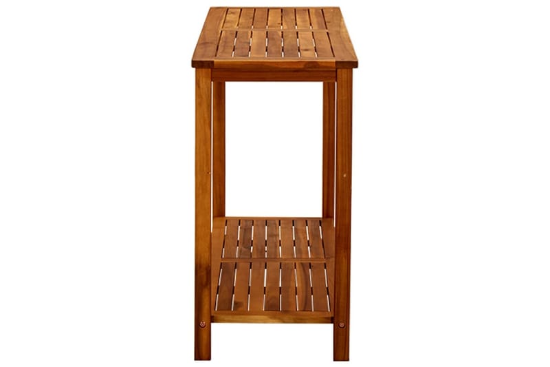 konsolbord til haven 110x40x75 cm massivt akacietræ - Brun - Havemøbler - Havebord - Aflastningsborde & bakkeborde