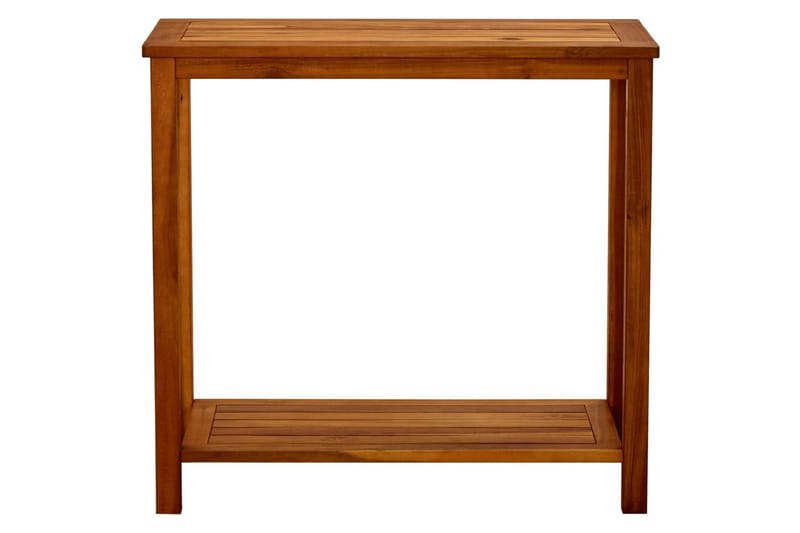 konsolbord til haven 80x35x75 cm massivt akacietræ - Brun - Havemøbler - Havebord - Aflastningsborde & bakkeborde