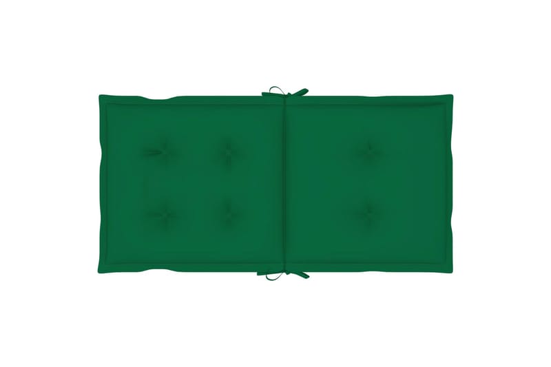 hynder til havestol 4 stk. 100x50x7 cm grøn - Grøn - Havemøbler - Hynder - Siddehynder