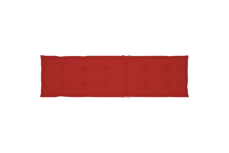 Hynde Til Liggestol (75+105)x50x4 cm Rød - Rød - Havemøbler - Hynder - Solstolshynde - Dækstolshynde