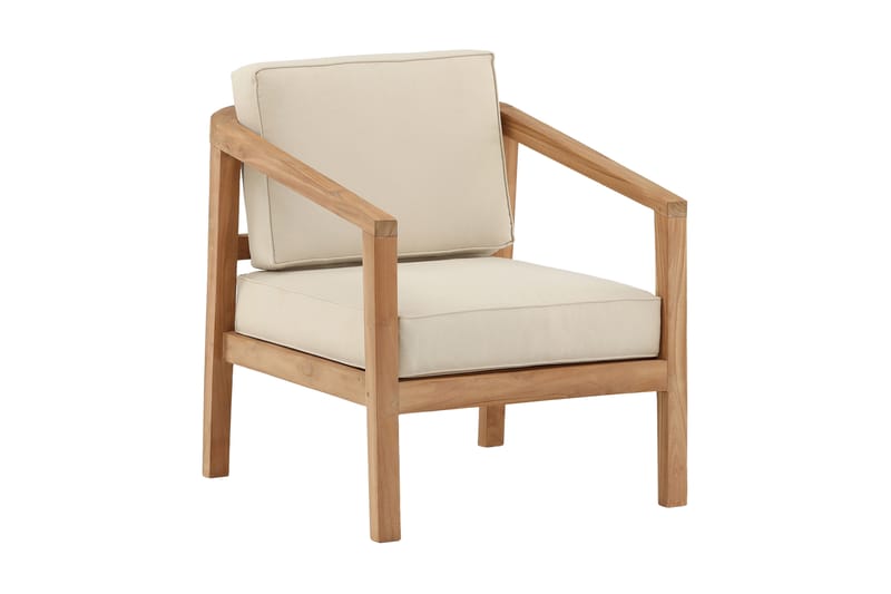 Lounge Lænestol Offwhite - Venture Home - Havemøbler - Havestole - Udendørs lænestol