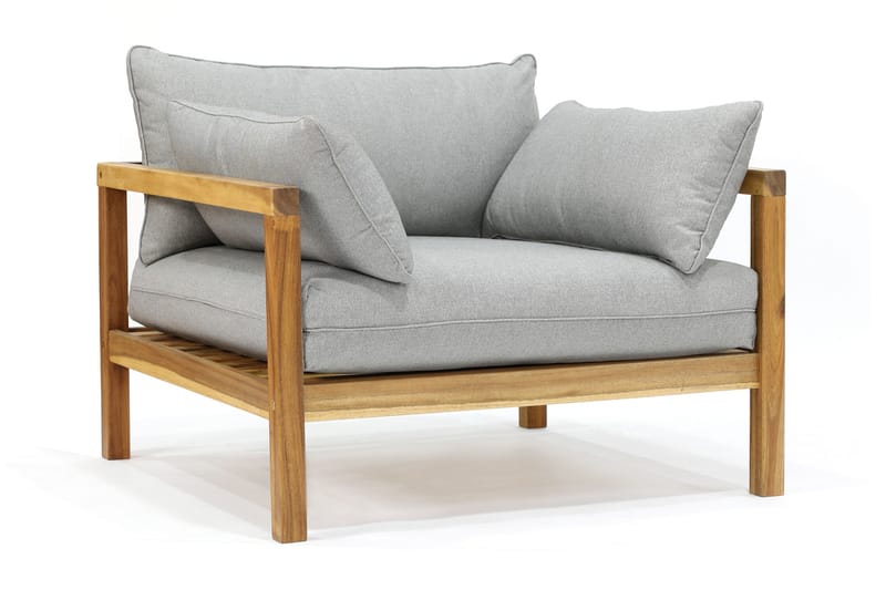 Marion Loungelænestol Natur - Venture Home - Havemøbler - Loungemøbler - Loungestol udendørs