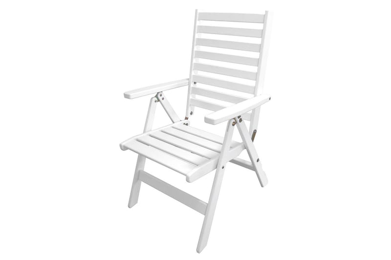 Grevie Positionsstol - Hvid - Havemøbler - Havestole - Positionsstole