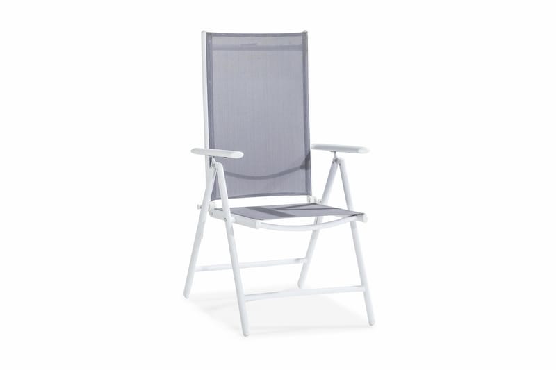 Maggie Positionsstol - Hvid/Grå - Havemøbler - Havestole - Positionsstole