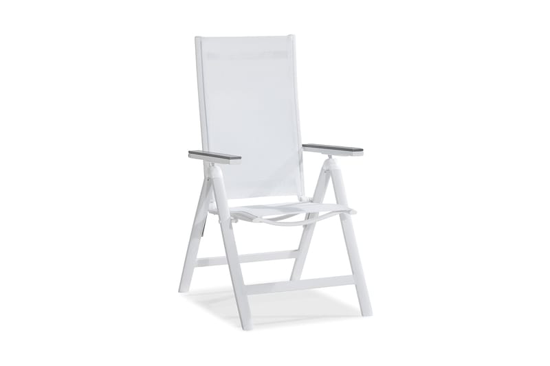 Monaco Light Positionsstol - Hvid/Grå - Havemøbler - Havestole - Positionsstole