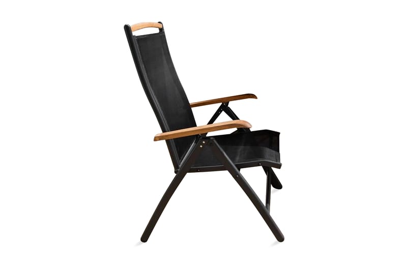Panama Positionsstol - Sort/Teak - Havemøbler - Havebord - Spisebord