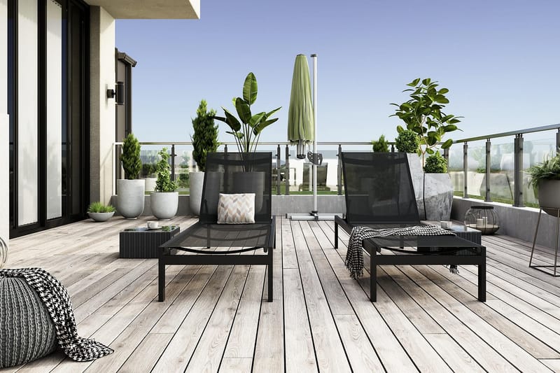Tunis Solseng - Sort - Havemøbler - Stole & lænestole - Solseng & solvogn