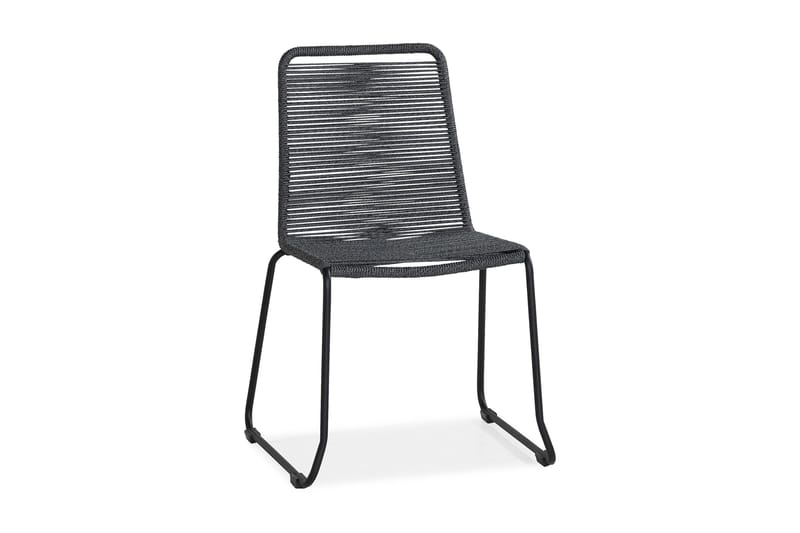 Fiji Stol - Grå/Sort - Havemøbler - Havestole - Spisebordsstole