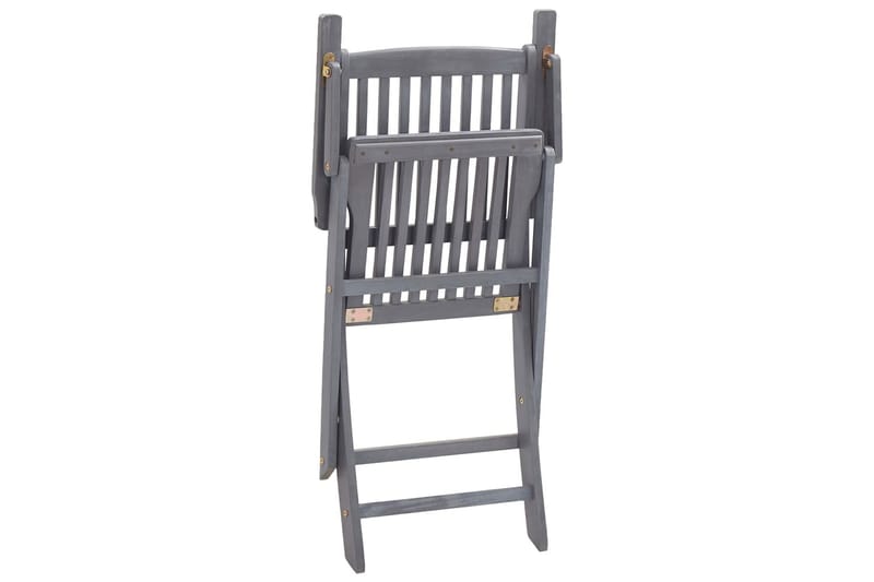 Foldbare Havestole 6 Stk. Med Hynder massivt Akacietræ - Havemøbler - Havestole - Spisebordsstole