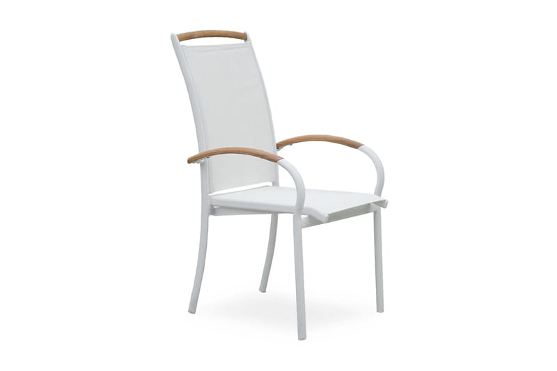Nydala stabelstol - Hvid - Havemøbler - Havestole - Spisebordsstole