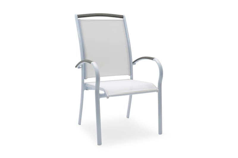 NYDALA STABELSTOL - Hvid/Grå - Havemøbler - Stole & lænestole - Spisebordsstole