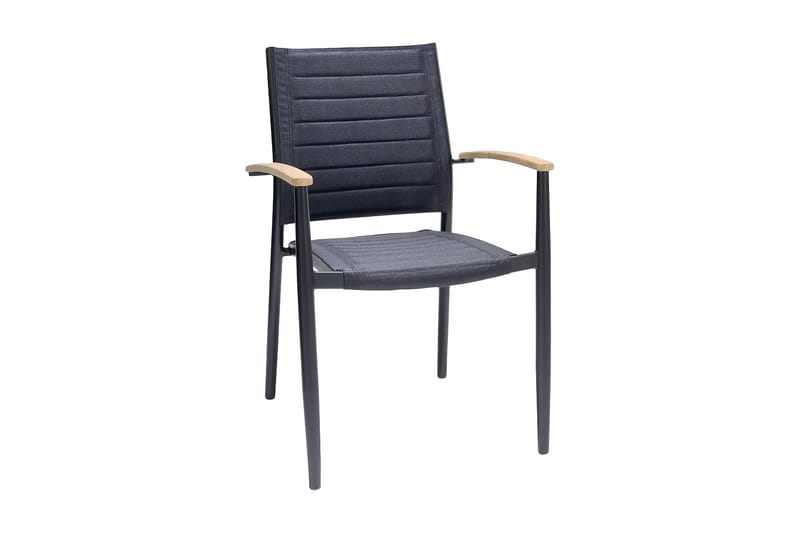 Portals Spisebordsstol - Sort/Træ - Havemøbler - Havestole - Spisebordsstole udendørs