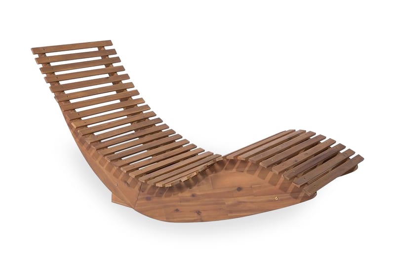 Shawhan Lounger med hynder akacietræ - Træ / natur - Havemøbler - Havestole - Spisebordsstole