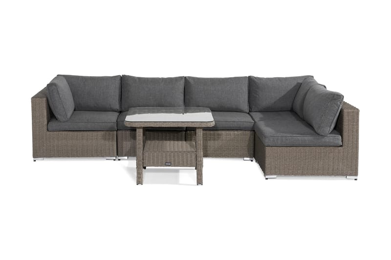 Marcus Loungesæt - Natur Bord 1 Armlæn - Havemøbler - Loungemøbler - Sofagrupper udendørs