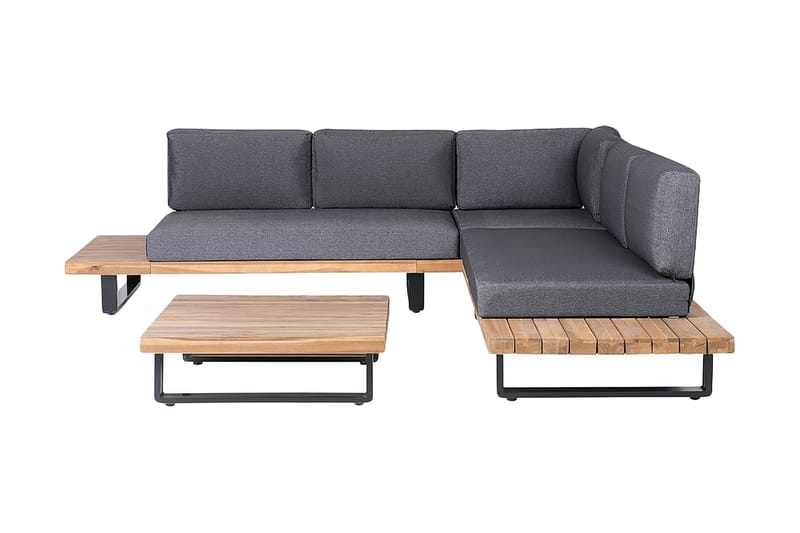 Mykonos Loungegruppe 256 cm - Træ / natur - Havemøbler - Loungemøbler - Loungesæt