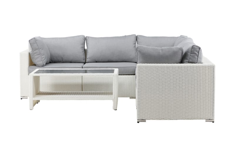 Amazon Loungesofa Grå/Hvid - Venture Home - Havemøbler - Loungemøbler - Loungesofaer