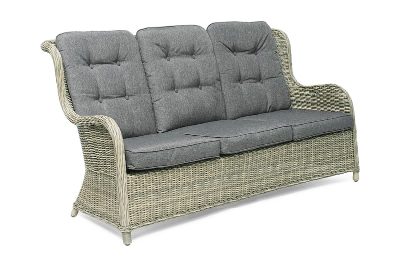 Hillerstorp Hampton 3-personers Sofa - Gråbeige - Havemøbler - Loungemøbler - Loungesofaer