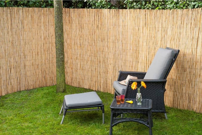Nature 2 stk. havehegn bambus 500 x 1000 cm - Beige - Havemøbler - Solafskærmning - Afskærmning & vindsejl