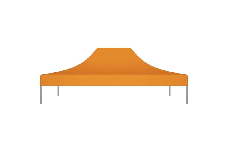 Tag til festtelt 4,5x3 m 270 g/m² orange - Orange - Havemøbler - Solafskærmning - Havepavilloner - Pavillontag