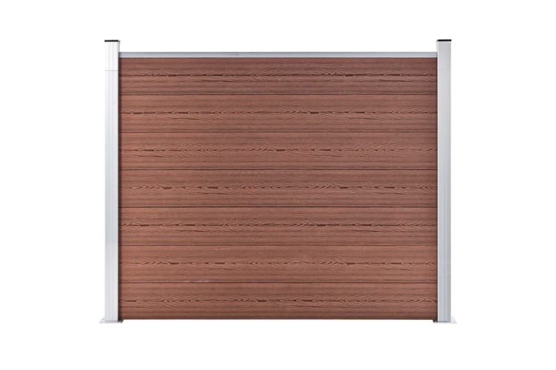 hegnspanel 180x146 cm WPC brun - Brun - Havemøbler - Solafskærmning - Markiser