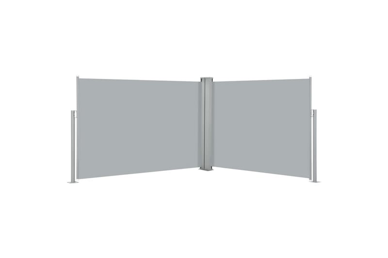 sammenrullelig sidemarkise 100 x 1000 cm antracitgrå - Grå - Havemøbler - Solafskærmning - Markiser