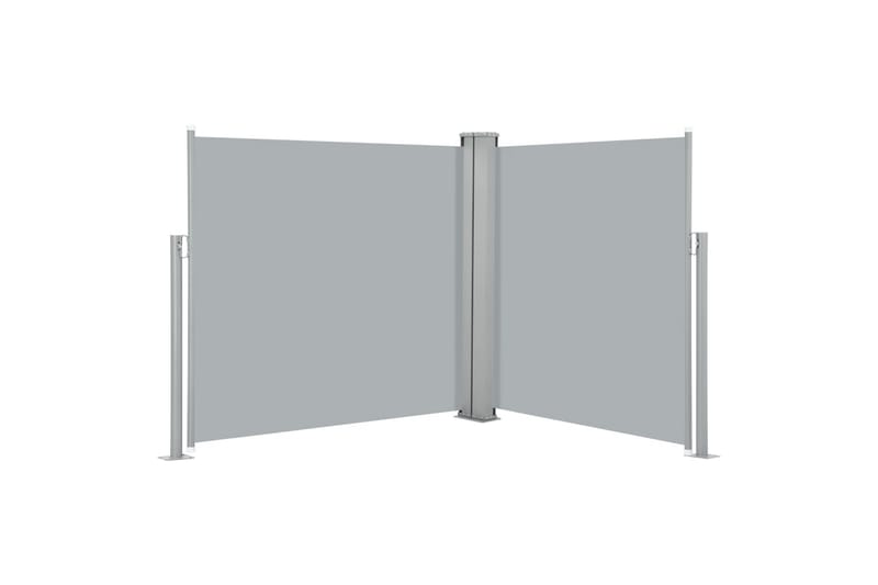 sammenrullelig sidemarkise 100 x 600 cm antracitgrå - Grå - Havemøbler - Solafskærmning - Markiser