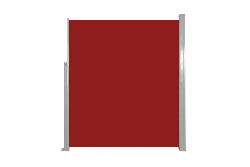 Sammenrullelig Sidemarkise 160 X 500 Cm Rød - Rød - Havemøbler - Solafskærmning - Markiser - Sidemarkise