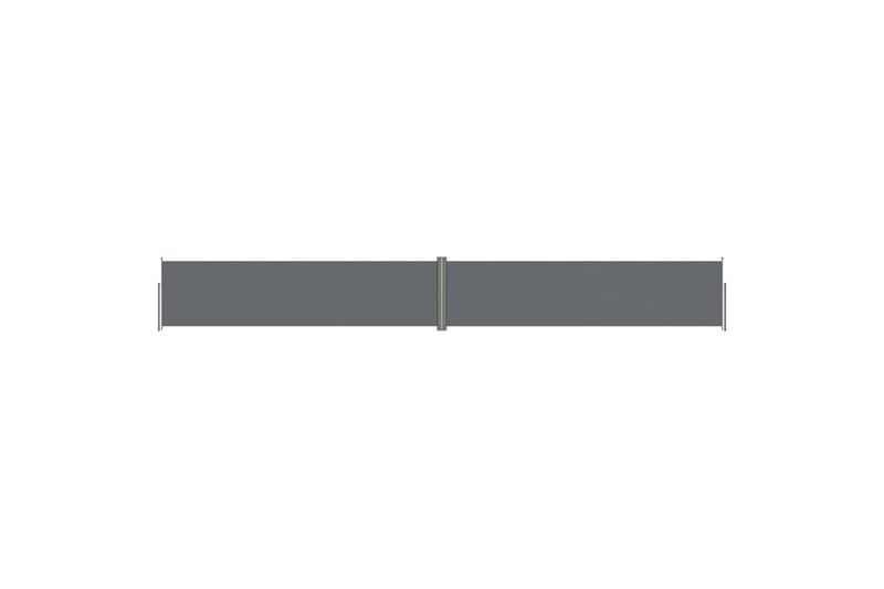 sammenrullelig sidemarkise 160x1200 cm antracitgrå - Antracit - Havemøbler - Solafskærmning - Markiser