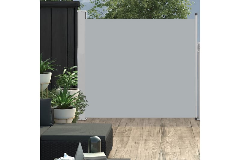 sammenrullelig sidemarkise til terrassen 170 x 300 cm grå - Grå - Havemøbler - Solafskærmning - Markiser