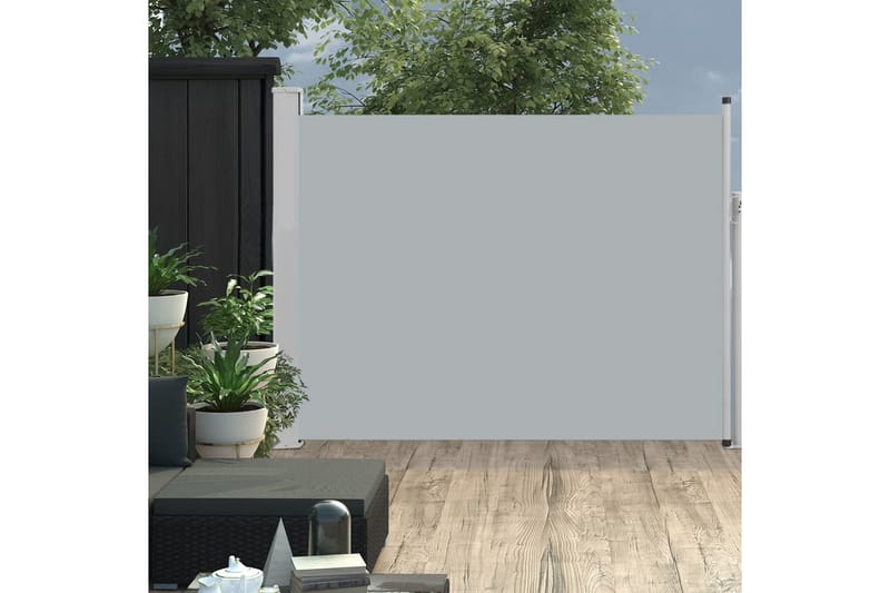 sammenrullelig sidemarkise til terrassen 170 x 500 cm grå - Grå - Havemøbler - Solafskærmning - Markiser
