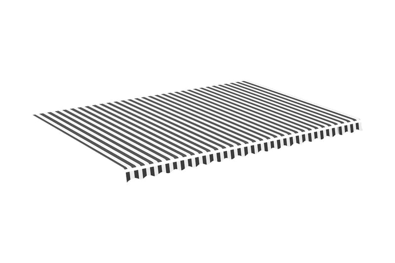 udskiftningsdug til markise 5x3,5 m antracitgrå - Havemøbler - Solafskærmning - Markiser