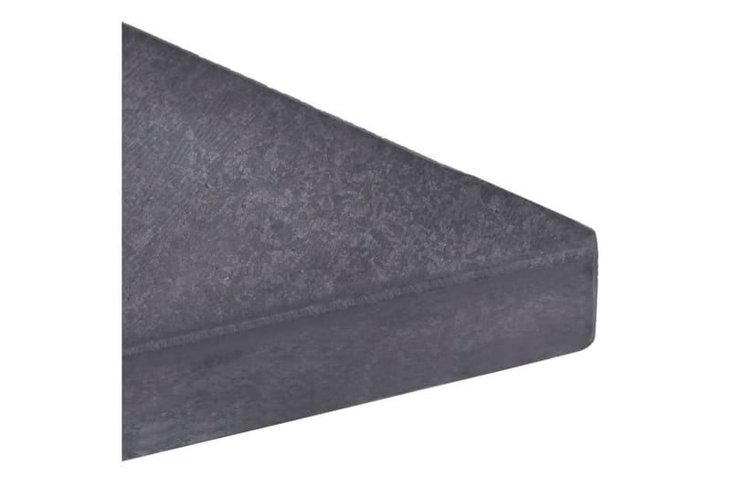 vægtplade til parasol granit 15 kg firkantet sort - Sort - Havemøbler - Solafskærmning - Parasoller - Parasolfod