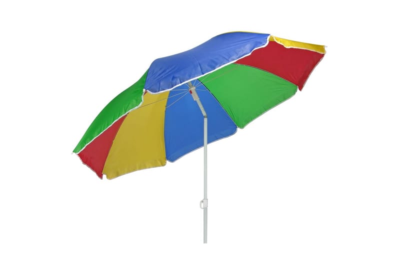HI strandparasol 150 cm flerfarvet - Flerfarvet - Havemøbler - Solafskærmning - Parasoller - Strandparasol