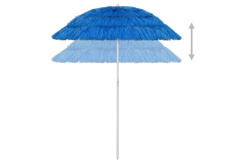 strandparasol 180 cm blå - Blå - Havemøbler - Solafskærmning - Parasoller - Strandparasol