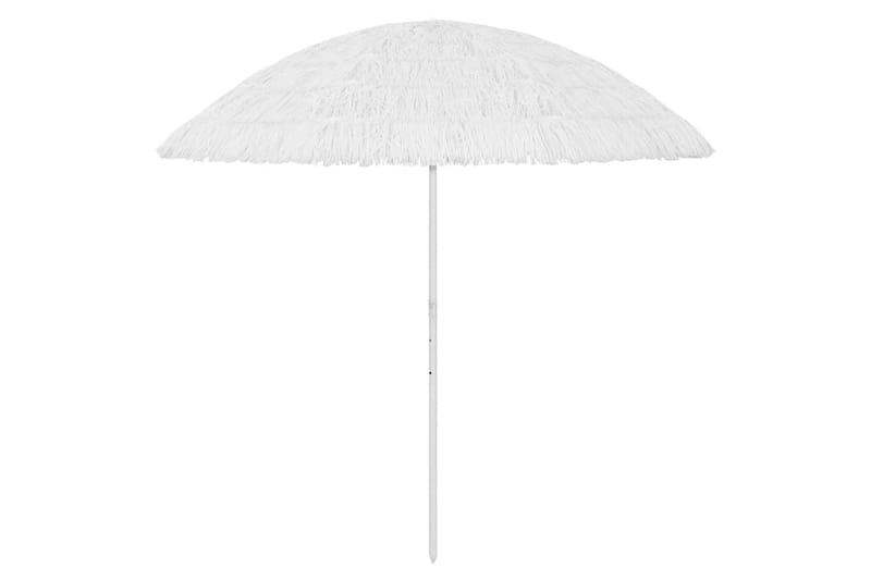 strandparasol 300 cm hvid - Hvid - Havemøbler - Solafskærmning - Parasoller - Strandparasol