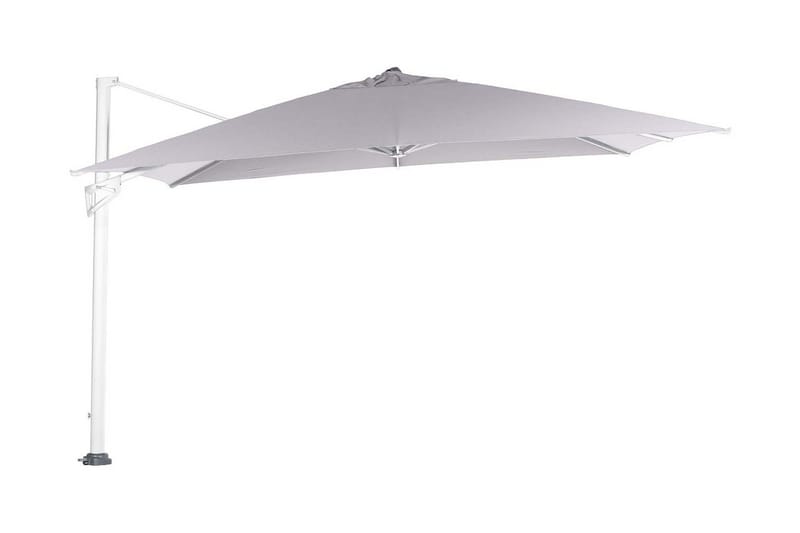 Hawaii King Pole Parasol 400x400 cm Hvid/Sand - Garden Impressions - Havemøbler - Solafskærmning - Parasoller