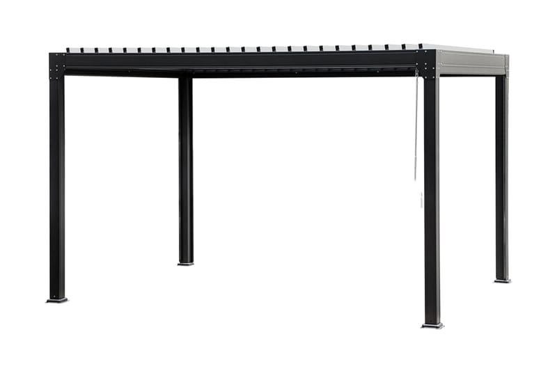 Pergola 400x300x248 cm - Grå - Havemøbler - Øvrigt havetilbehør - Tilbehør udendørs - Havekrukker