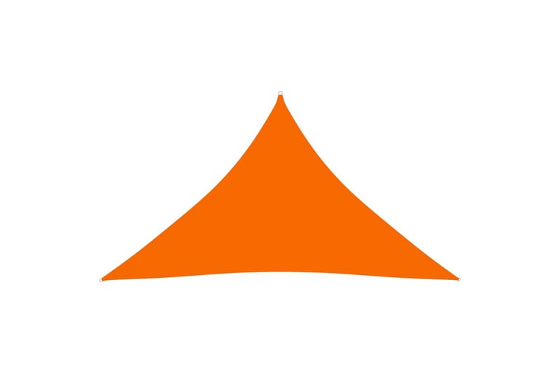 solsejl 3,5x3,5x4,9 m trekantet oxfordstof orange - Orange - Havemøbler - Solafskærmning - Solsejl